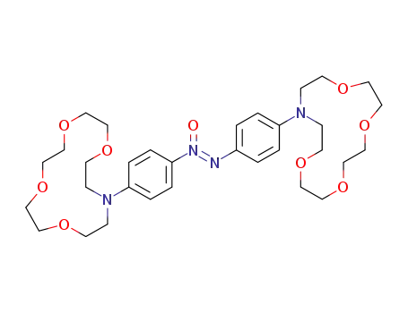 Bis<4-(4,7,10,13-tetraoxa-1-azacyclopentadecyl)phenyl>diazen-N-oxid
