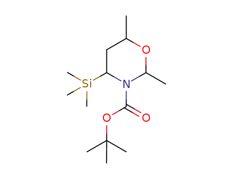 tert-butyl 2,6-dimethyl-4-(trimethylsilyl)-1,3-oxazinane-3-carboxylate