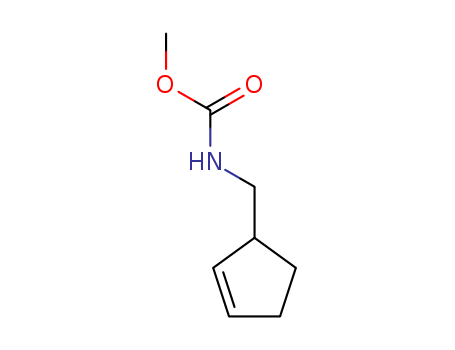 Molecular Structure of 142819-51-0 (Carbamic acid, (2-cyclopenten-1-ylmethyl)-, methyl ester)