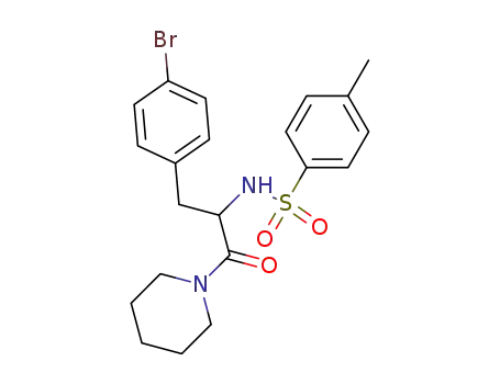 N-[1-(4-Bromo-benzyl)-2-oxo-2-piperidin-1-yl-ethyl]-4-methyl-benzenesulfonamide