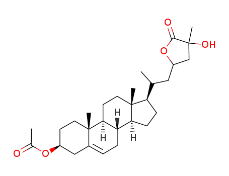 Acetic acid (3S,8S,9S,10R,13R,14S,17R)-17-[2-(4-hydroxy-4-methyl-5-oxo-tetrahydro-furan-2-yl)-1-methyl-ethyl]-10,13-dimethyl-2,3,4,7,8,9,10,11,12,13,14,15,16,17-tetradecahydro-1H-cyclopenta[a]phenanthren-3-yl ester