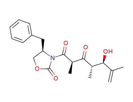 <<3-(2R,4S,5R),4R>-3-(5-Hydroxy-2,4,6-trimethyl-1,3-dioxo-hept-6-enyl)-4-(phenylmethyl)>-2-oxazolidinone