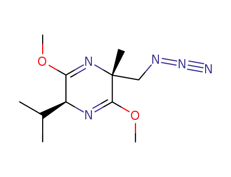 (2R,5S)-2-Azidomethyl-5-isopropyl-3,6-dimethoxy-2-methyl-2,5-dihydro-pyrazine