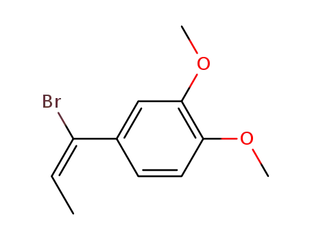 Benzene, 4-(1-bromo-1-propenyl)-1,2-dimethoxy-, (E)-
