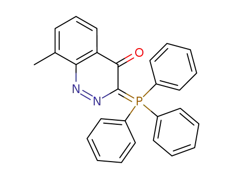 4(3H)-Cinnolinone, 8-methyl-3-(triphenylphosphoranylidene)-
