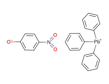 Molecular Structure of 19628-84-3 (4-nitrophenol - triphenylplumbanyl (1:1))