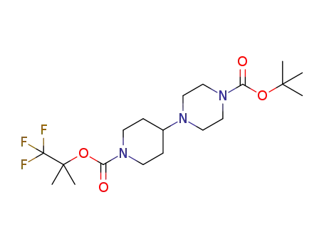 tert-butyl 4-(1-{[(1,1,1-trifluoro-2-methylpropan-2-yl)oxy]carbonyl}piperidin-4-yl)piperazine-1-carboxylate