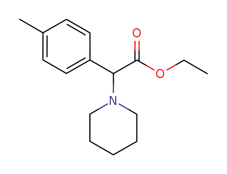 ethyl (4-methylphenyl)(piperidin-1-yl)acetate