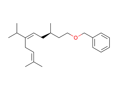 benzyl ether of (R)-(+)-(E)-6-isopropyl-3,9-dimethyl-5,8-decadien-1-ol
