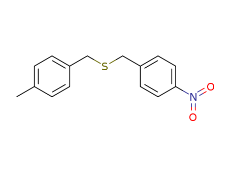 Benzene, 1-methyl-4-[[[(4-nitrophenyl)methyl]thio]methyl]-
