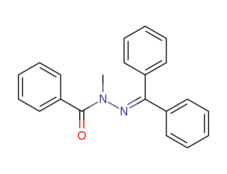 Molecular Structure of 38425-68-2 (Benzoic acid, (diphenylmethylene)methylhydrazide)