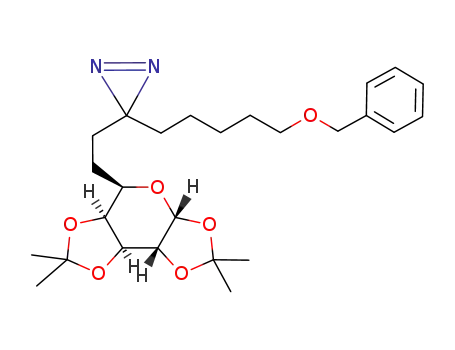 8-azi-13-O-benzyl-6,7,8,9,10,11,12-heptadeoxy-1,2:3,4-di-O-isopropylidene-α-D-galacto-tridecopyranose