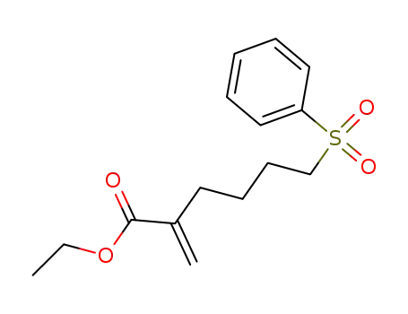 5-Carboethoxy-5-hexenyl phenyl sulfone