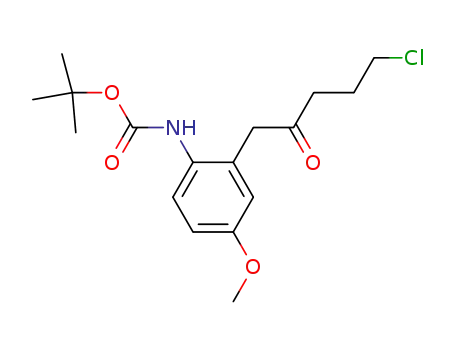 Carbamic acid, [2-(5-chloro-2-oxopentyl)-4-methoxyphenyl]-,
1,1-dimethylethyl ester