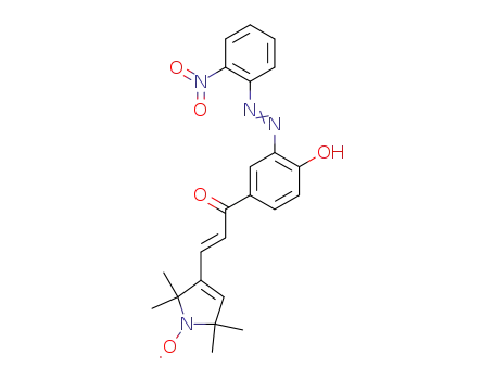 Molecular Structure of 124558-47-0 (2,5-Dihydro-3-<4-hydroxy-3-(2-nitrophenylazo)-3-oxo-1-propenyl>-2,2,5,5-tetramethyl-1H-pyrrol-1-yloxyl radical)