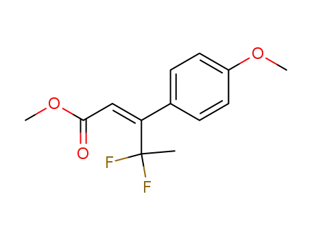 2-Pentenoic acid, 4,4-difluoro-3-(4-methoxyphenyl)-, methyl ester, (Z)-