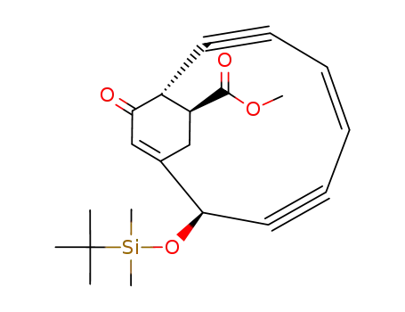 (Z)-(2S,9S,10S)-2-(tert-Butyl-dimethyl-silanyloxy)-13-oxo-bicyclo[7.2.2]trideca-1<sup>(12)</sup>,5-diene-3,7-diyne-10-carboxylic acid methyl ester