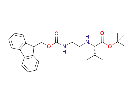L-Valine, N-[2-[[(9H-fluoren-9-ylmethoxy)carbonyl]amino]ethyl]-,
1,1-dimethylethyl ester