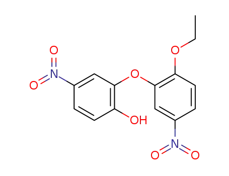 Molecular Structure of 79819-61-7 (Phenol, 2-(2-ethoxy-5-nitrophenoxy)-4-nitro-)
