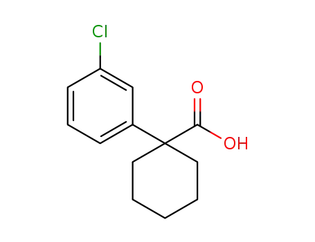 Molecular Structure of 610791-40-7 (1-(3-CHLOROPHENYL)CYCLOHEXANECARBOXYLIC ACID)