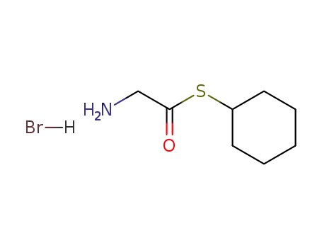 Ethanethioic acid, amino-, S-cyclohexyl ester, hydrobromide