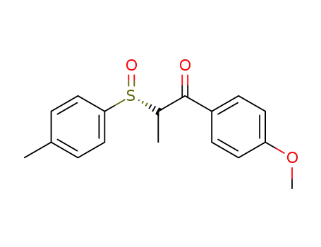 1-(4-Methoxy-phenyl)-2-((R)-toluene-4-sulfinyl)-propan-1-one