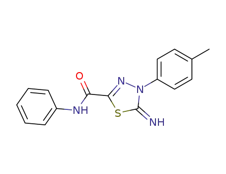 5-Imino-4-p-tolyl-4,5-dihydro-[1,3,4]thiadiazole-2-carboxylic acid phenylamide