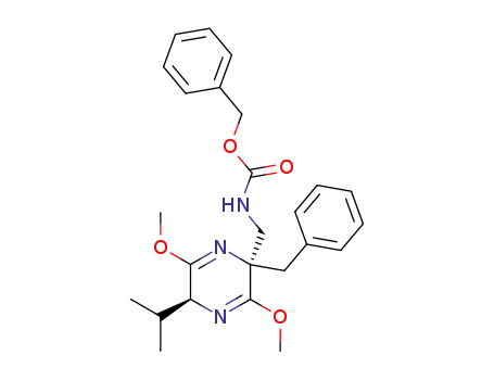 ((2R,5S)-2-Benzyl-5-isopropyl-3,6-dimethoxy-2,5-dihydro-pyrazin-2-ylmethyl)-carbamic acid benzyl ester