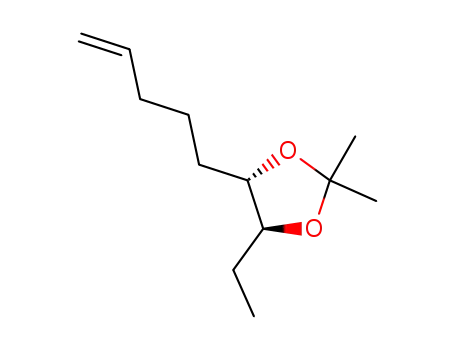 (4S,5S)-4-ethyl-2,2-dimethyl-5-(4-pentenyl)-1,3-dioxolane