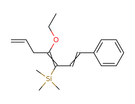 [(Z)-2-Ethoxy-1-((E)-styryl)-penta-1,4-dienyl]-trimethyl-silane