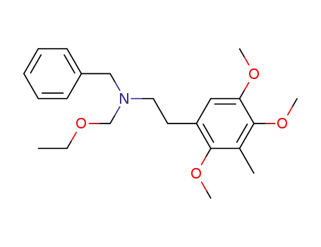 Benzeneethanamine,
N-(ethoxymethyl)-2,4,5-trimethoxy-3-methyl-N-(phenylmethyl)-