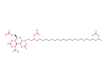 (3R,25R)-3,25-diacetoxyhexacosyl-2,3,4,6-tetra-O-acetyl-α-D-glucopyranoside