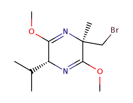 (2R,5R)-2-Bromomethyl-5-isopropyl-3,6-dimethoxy-2-methyl-2,5-dihydro-pyrazine