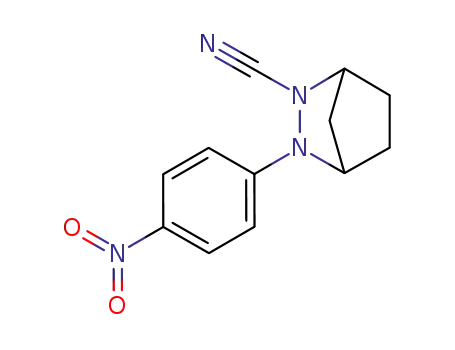 2,3-Diazabicyclo[2.2.1]heptane-2-carbonitrile, 3-(4-nitrophenyl)-