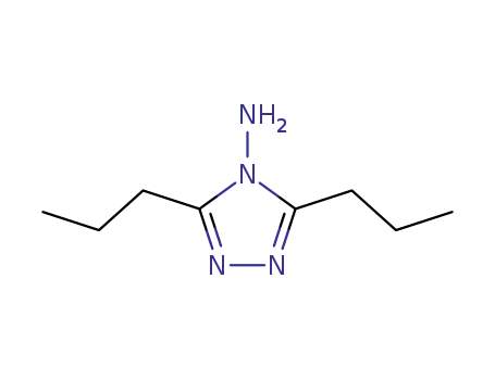 Molecular Structure of 46054-70-0 (3,5-DIPROPYL-1,2,4-TRIAZOL-4-YLAMINE)