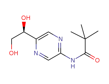 N-[5-(1(S),2-dihydroxyethyl)-pyrazin-2-yl]-2,2-dimethyl-propionamide