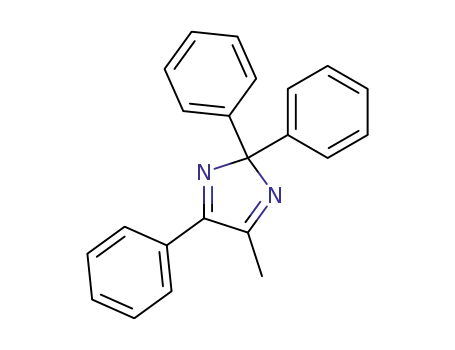 Molecular Structure of 143687-53-0 (2H-Imidazole, 4-methyl-2,2,5-triphenyl-)