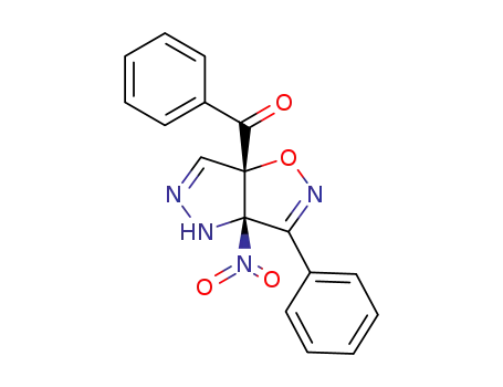((3aR,6aS)-3a-Nitro-3-phenyl-3a,4-dihydro-pyrazolo[3,4-d]isoxazol-6a-yl)-phenyl-methanone