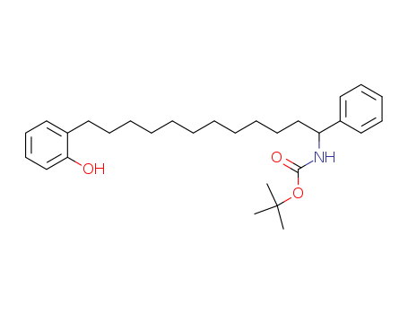 Carbamic acid, [12-(2-hydroxyphenyl)-1-phenyldodecyl]-,  1,1-dimethylethyl ester
