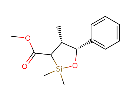 (4R,5R)-2,2,4-Trimethyl-5-phenyl-[1,2]oxasilolane-3-carboxylic acid methyl ester
