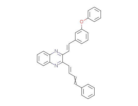 2-[(E)-2-(3-Phenoxy-phenyl)-vinyl]-3-((1E,3E)-4-phenyl-buta-1,3-dienyl)-quinoxaline
