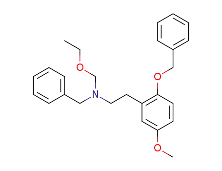 Benzyl-[2-(2-benzyloxy-5-methoxy-phenyl)-ethyl]-ethoxymethyl-amine