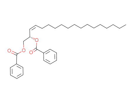 Molecular Structure of 112025-51-1 ((2S)-1,2-dibenzoyloxy-3-octadecene)