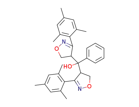 Phenyl-bis-[3-(2,4,6-trimethyl-phenyl)-4,5-dihydro-isoxazol-4-yl]-methanol