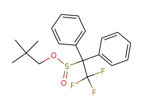 Benzenemethanesulfinic acid, a-phenyl-a-(trifluoromethyl)-,
2,2-dimethylpropyl ester