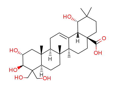 Olean-12-en-28-oicacid, 2,3,19,23,24-pentahydroxy-, (2a,3b,19a)-