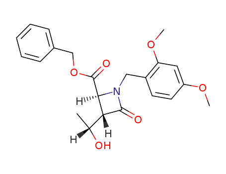 (2S,3S)-1-(2,4-Dimethoxy-benzyl)-3-((R)-1-hydroxy-ethyl)-4-oxo-azetidine-2-carboxylic acid benzyl ester