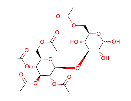6-O-acetyl-3-O-(2,3,4,6-tetra-O-acetyl-β-D-glucopyranosyl)-D-glucopyranose