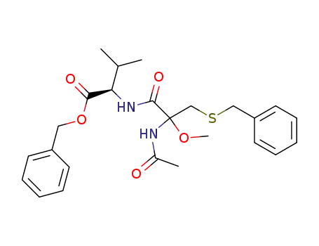 N-acetyl-S-benzyl-2-methoxy-(2R/S)-cysteinyl-(2R)-valine benzyl ester