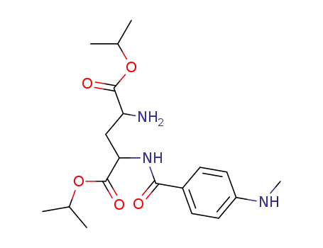 Glutamic acid, 4-amino-N-[4-(methylamino)benzoyl]-, bis(1-methylethyl)
ester